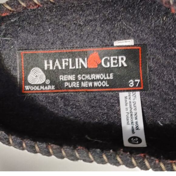 Haflinger Spirit Clog Slipper Comfort Shoes Brown Pure Wool Womens EU 37 US 6 - Picture 5 of 5